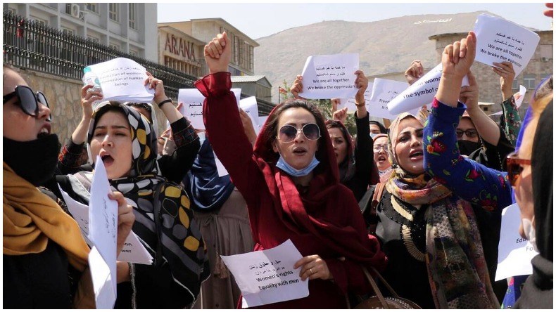 Afghan women demand rights : अफगानिस्तान की महिलाओं ने तालिबान सरकार से मांगा अपना हक