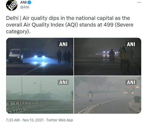 Delhi Pollution: राजधानी में प्रदूषण का बढ़ता कहर, दिल्ली की हवा सांस लेने लायक नहीं