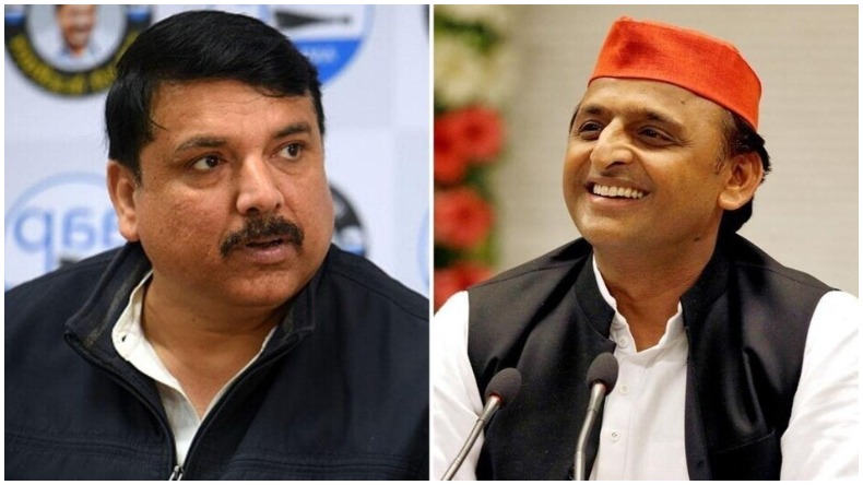 Uttar Pradesh Elections: यूपी चुनाव में आप मिला सकती है सपा से हाथ, अखिलेश से मिलने पहुंचे संजय सिंह?