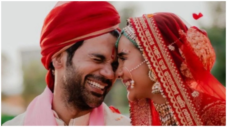 Rajkumar Rao-Patralekha Wedding: दुल्हन बनीं पत्रलेखा की चुनरी पर था राजकुमार राव के लिए ख़ास मैसेज