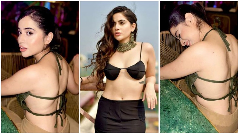 Urfi Javed Hot look: बैकलेस ब्रालेट में उर्फी ने इंटरनेट का बढ़ाया तापमान, उर्फी की इन तस्वीरों को देख आप कह देंगे उफ्फ..