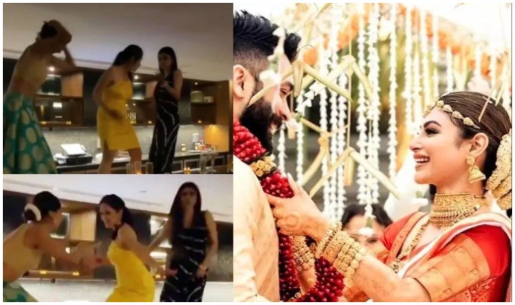 Newly Wed Mouni Roy : मौनी रॉय ने शादी के बाद गर्ल गैंग के साथ की जमकर डांस, फैंस वीडियो देखकर हुए खुश।