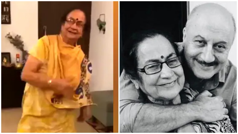 Anupam Kher Mother : अनुपम खेर की माँ ‘दुलारी देवी’ जब यूं श्रीवल्ली पर थिरकीं, तो फैंस बोले- वाह