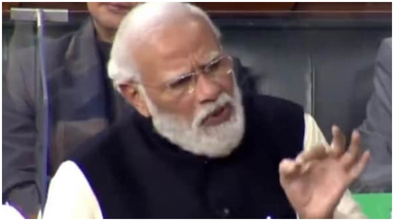 PM Modi in Parliament: लोकसभा में गरजे पीएम मोदी, बोले- महलनुमा घरों में रहने वालों को छोटे किसानों से इनती नफरत क्यों