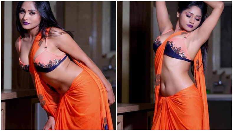 Shweta Sharma saree pics : भोजपुरी अभिनेत्री श्वेता का नहीं देखा होगा ऐसा लुक, साड़ी में बिखेरा जलवा