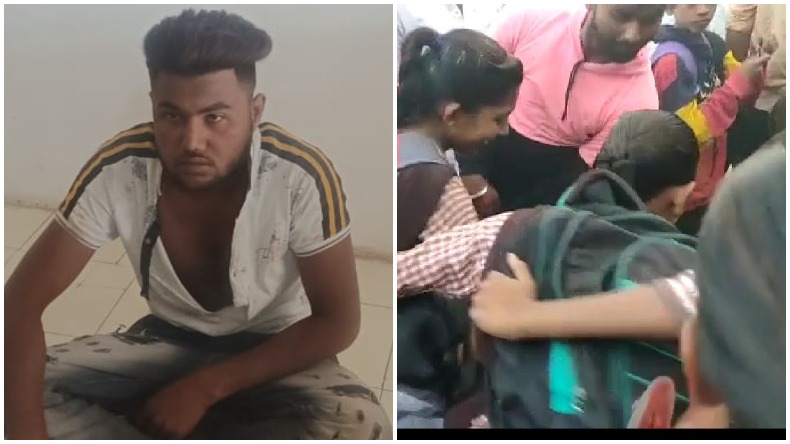 Students Beaten Road Romeo : कई दिनों से तंग कर रहा था रोड रोमी, छात्राओं ने भीड़ के सामने पीटा