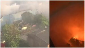 Kolkata Fire: कोलकत्ता के चमड़ा कारखाने में 15 घंटे से जल रही आग, 2 दमकलकर्मी घायल