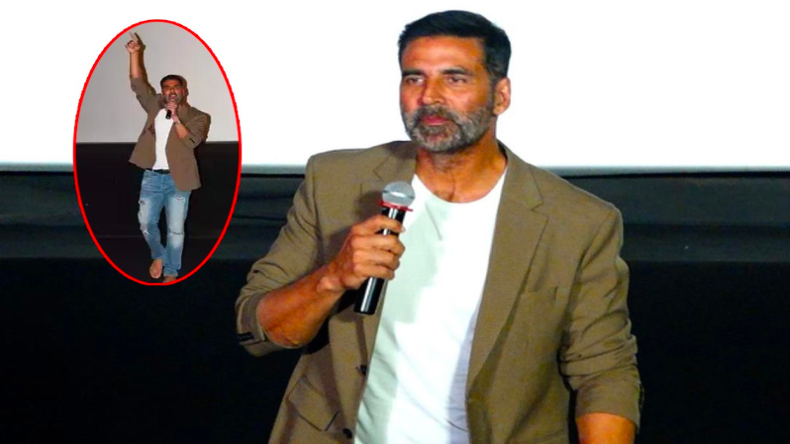 'जय श्री राम' गाने की लॉन्चिंग पर Akshay Kumar ने उतारे जूते, वीडियो हुआ वायरल