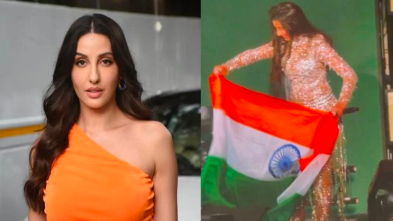 Fifa World Cup में Nora Fatehi ने जीता भारतीयों का दिल, लहराया तिरंगा