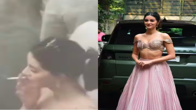 Ananya Panday Smoking: बहन की मेहंदी फंक्शन में सिगरेट पीती नज़र आई अनन्या पांडे, वायरल हुई तस्वीरें