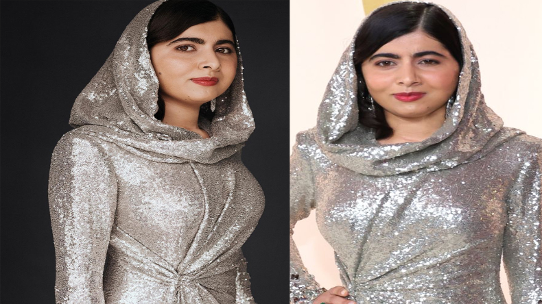 Oscars में Malala का दिखा अलग अंदाज़, गाउन पर टिकी सभी की नज़रें