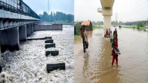 Delhi NCR Weather: भारी बारिश के बाद उपराज्यपाल का यमुना दौरा, नदी ने खतरे के निशान को किया पार