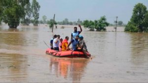 Flood: बारिश से उत्तर भारत में जनजीवन अस्त-व्यस्त, बाढ़ में फंसे पंजाब-हरियाणा के काफी लोग