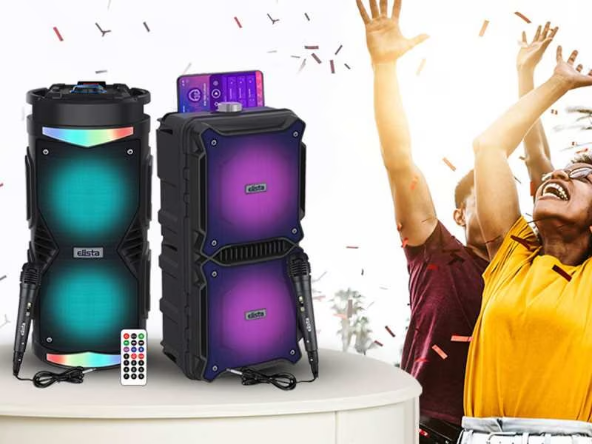 Portable Party Speakers: Elista ने 2000 रुपये में लॉन्च किया पोर्टेबल पार्टी स्पीकर