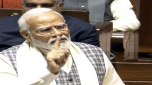 PM Modi in Rajyasabha: पीएम मोदी बोले- अंग्रेजों से प्रेरित थी कांग्रेस, उनका ही कल्चर और कानून चलाया