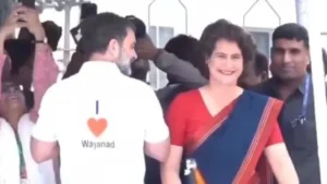 राहुल ने वायनाड में खोली मोहब्बत की दुकान, I love Wayanad की टी-शर्ट पहनकर लोगों को जताया प्यार