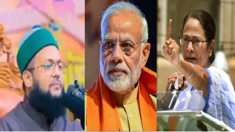 मोदी-ममता का हाथ तोड़…लाल किला कब्जा कर लेंगे 14 करोड़ मुस्लिम, इस मौलाना ने दी PM को खुली धमकी