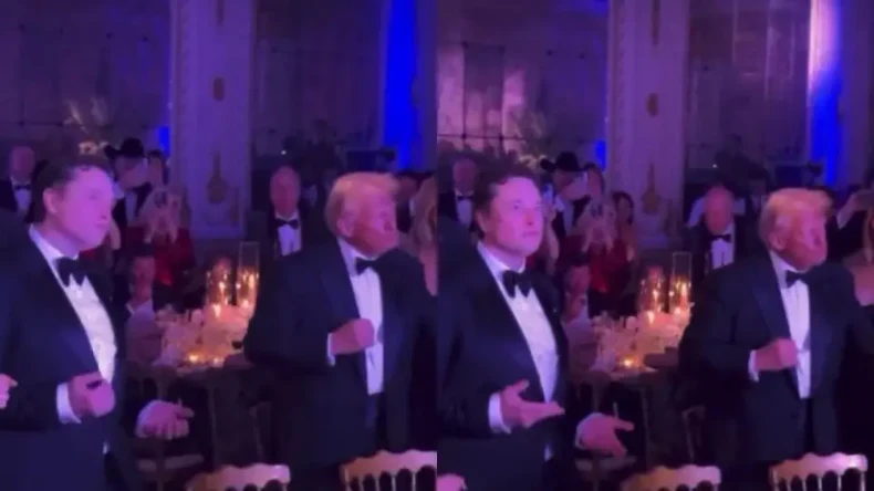 Donald Trump danced with this person there was a beautiful woman standing next to him eyes will be teary after watching the video viral Elon Musk us