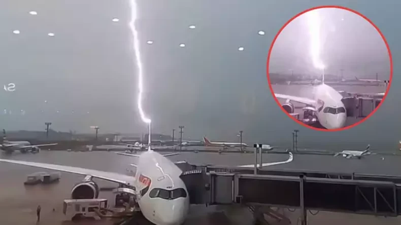 Lightning wreaks havoc