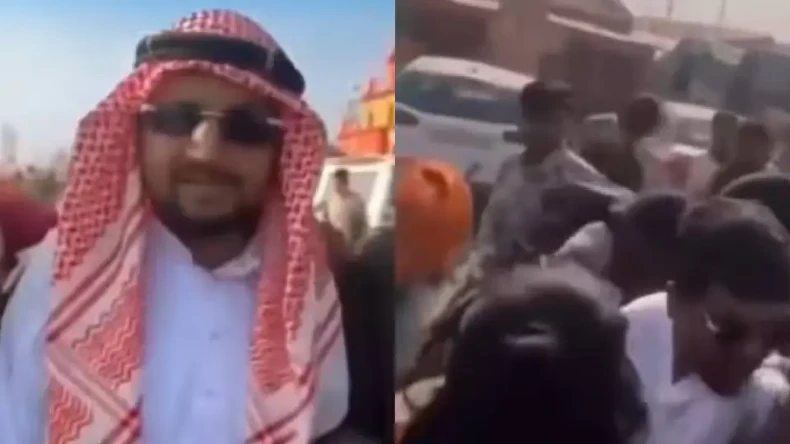 Sheikh of Dubai was beaten up in Mahakumbh, what happened that he had to do such a thing, watch the video...